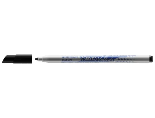 Bic Velleda 1721 Rotulador para Pizarra - Punta Fina - Trazo de 1.5mm - Borrado Optimo - Color Negro · Pack de 24 uds.