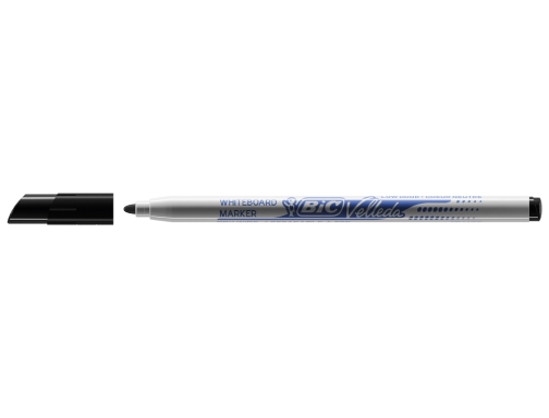 Bic Velleda 1721 Rotulador para Pizarra - Punta Fina - Trazo de 1.5mm - Borrado Optimo - Color Negro · Pack de 24 uds.
