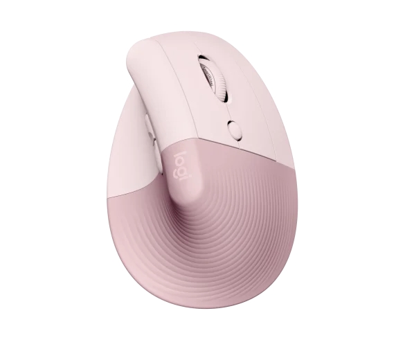 Logitech Lift Raton Vertical Bluetooth e Inalambrico USB 4000dpi - 5 Botones - Uso Diestro