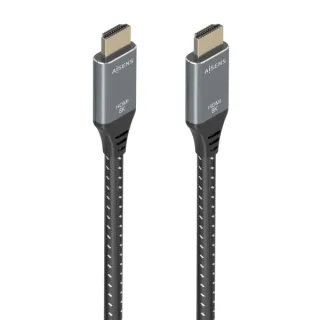 Aisens Cable HDMI V2.1 Ultra Alta Velocidad / HEC 8K@60Hz 48Gbps - A/M-A/M - 7m - Color Gris