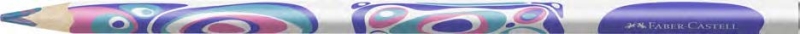 Faber-Castell Fantasia Pastel Lapiz con Mina Multicolor - Cuerpo Triangular Decorado - Madera de Bosques Sostenibles · Pack de 12 uds.