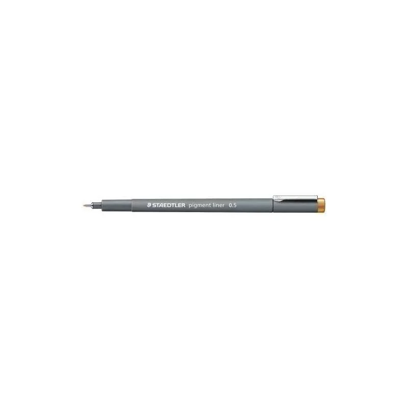 Staedtler Pigment Liner 308 Rotulador Calibrado - Trazo 0.5mm - Secado Rapido - Color Naranja · Pack de 10 uds.