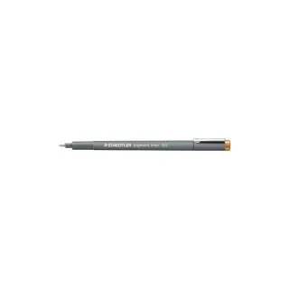 Staedtler Pigment Liner 308 Rotulador Calibrado - Trazo 0.5mm - Secado Rapido - Color Naranja · Pack de 10 uds.