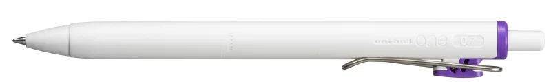 Uni-ball UMN-S-07 Boligrafo de Tinta Gel Retractil - Punta de Bola 0.7mm - Escritura Ultra Fluida - Agarre Suave y Comodo - Color Violeta · Pack de 12 uds.