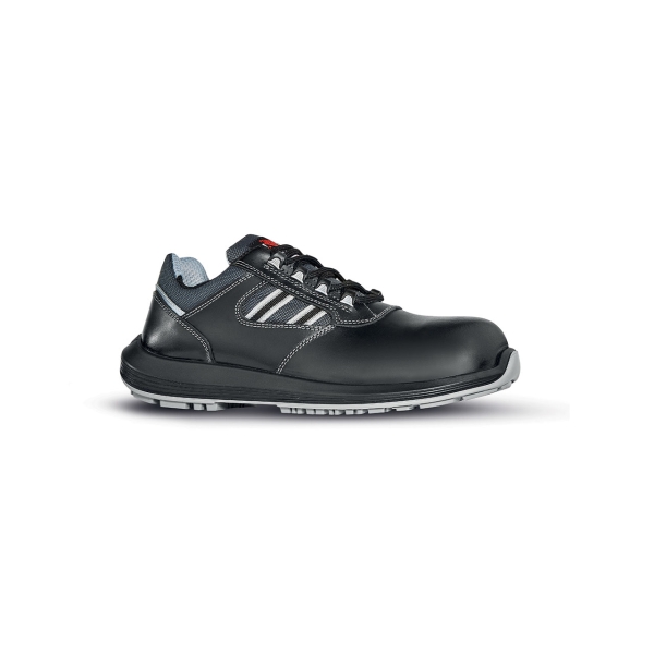 Upower Style S Calzado de Seguridad Bajos - Talla 35 - Ligereza y Confort, Empeine Piel Flor, Hidrofugos, AirToe Composite, Antiperforacion, Antideslizantes, Suela PU/PU, Proteccion S3S FO S