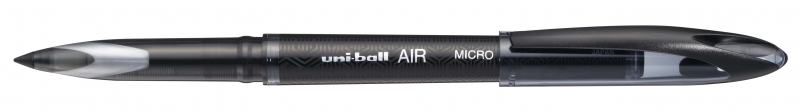 Uni-ball AIR MICRO UBA-188-M Rollerball - Punta de Acetato Plastico 0.5mm - Escritura Ajustable - Tinta Pigmentada Resistente al Agua y Luz - Color Negro · Pack de 12 uds.