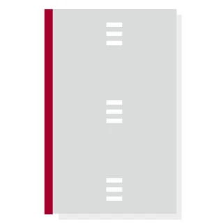 Finocam R4067 Bloc de Notas para Agendas Open - Perforado - Formato A4 - 210x5x297mm - Lineas Guia - Color Gris Claro