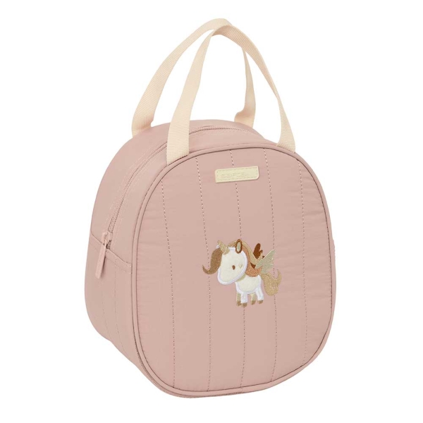 Safta Unicornio Neceser Termo de 5.85L - Interior Forrado en Aluminio - Asa Superior - 190x140x220mm - Color Rosa