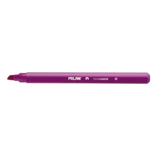Milan Junior Marcador Fluorescente - Punta Biselada 1 - 4mm - Color Rosa · Pack de 22 uds.