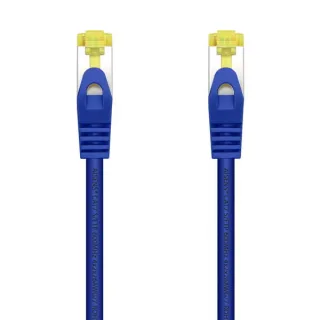 Aisens Cable de Red Latiguillo RJ45 LSZH Cat.7 600 MHz S/FTP PIMF AWG26 - 0.5M - Color Azul