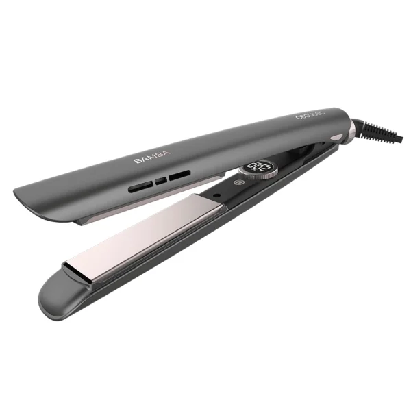 Cecotec RitualCare Ionic Sphere Plancha de Pelo - Pantalla LED - Temperatura Regulable - Revestimiento de Ceramica y Turmalina - Apagado Automatico - Placas Flotantes - Color Gris Oscuro