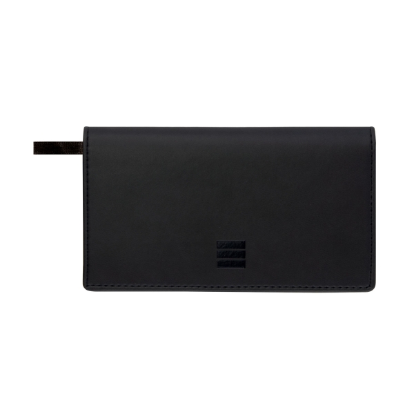 Finocam Ibis Agenda Plana en Catalan - Anual 2026 - Formato Pl1 - 130x6x6mm - Semana Vista en Vertical - Color Negro