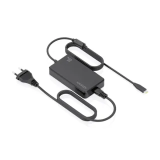 Aisens Cargador de Portatil GaN USB-C/PD 100W - Cable de 1.80m - Color Negro