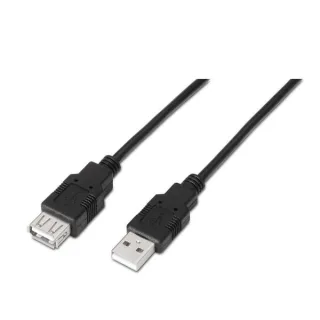 Aisens Cable USB 2.0 tipo A/M-A/H negro 3.0m