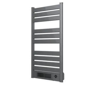 Cecotec ReadyWarm 9780 Toallero Electrico - 2000W - Calefactor Ceramico Incorporado - Pantalla LED - Mando a Distancia - Temporizador 24H - Proteccion IPX4 - Ajuste de Temperatura - Color Gr
