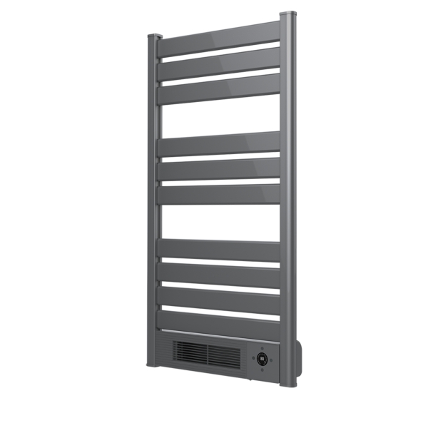 Cecotec ReadyWarm 9780 Toallero Electrico - 2000W - Calefactor Ceramico Incorporado - Pantalla LED - Mando a Distancia - Temporizador 24H - Proteccion IPX4 - Ajuste de Temperatura - Color Gr