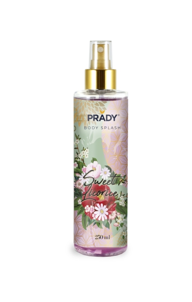 Prady Body Splash Sweet Licorice - Frasco de 250 ml - Spray Pulverizador