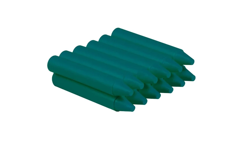 Jovi Estuche de 12 Ceras - No Manchan - No Huelen - Resistentes - Deslizan Bien - Faciles de Afilar - Desarrollan Motricidad Fina - Color Verde