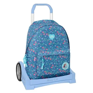 Safta Frozen Mochila para Portatil hasta 14.1" - Portabotellas - Tirador Doble - Espalda Acolchada - Asa Superior - Mochila Extraible - Alto Abierto de 85cm - 17.35L - 310x130x430mm - Color