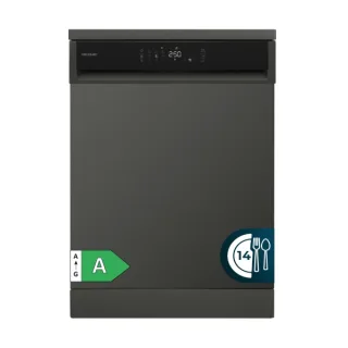 Cecotec Bolero Aguazero 6800 Dark a Lavavajillas de 60cm - 14 Cubiertos - Capacidad 5.4L - Silencioso 36dB - Temperatura Regulable - 8 Programas - Motor Inverter - Inicio Programable - Color
