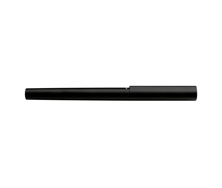 Pelikan Ineo Pluma Estilografica - Punta M - Caja Metalica - Aluminio Anodizado Satinado - Forma de Gota Antivuelco - Incluye Recambio - Color Negro