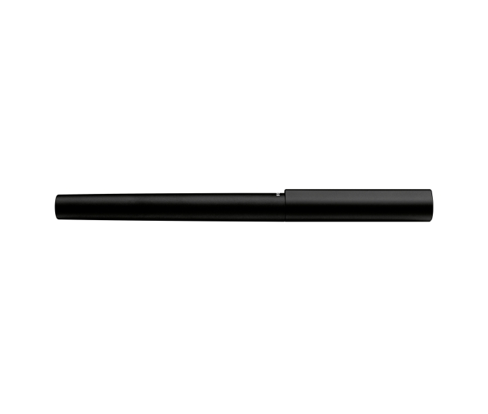 Pelikan Ineo Pluma Estilografica - Punta M - Caja Metalica - Aluminio Anodizado Satinado - Forma de Gota Antivuelco - Incluye Recambio - Color Negro