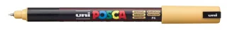 Posca PC-1MR Marcador de Pintura - Punta Roller de Fibra 0.7mm - Linea Extrafina - Tinta Pigmentada Base al Agua - Resistente a la Luz - Color Albaricoque · Pack de 6 uds.