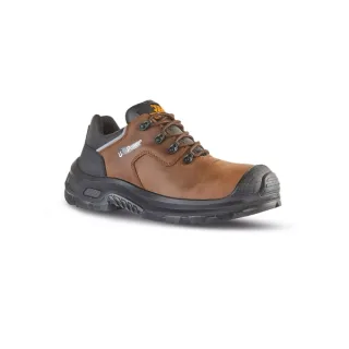 Upower Moska UK S ESD Calzado de Seguridad Altos y Robustos - Talla 35 - Piel Pull-Up Hidrofuga, Puntera Composite Airtoe, Sistema Antiperforacion Textil, Suela Antideslizante Resistente al