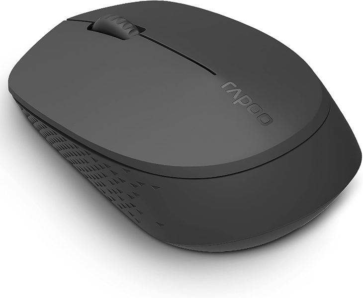 Rapoo M100 Silent Raton Inalambrico - Bluetooh y 2.4GHz - 1300 DPI - Autonomia 9 Meses - Color Negro