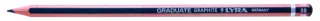 Lyra Graduate Lapiz de Grafito - Hexagonal - Graduacion 5B - Color Gris Oscuro · Pack de 12 uds.