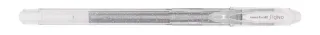 Uni-ball Signo Sparkling UM-120SP Roller de Tinta Gel - Punta de Bola 1mm - Tinta Pigmentada Resistente al Agua y Luz - Efecto Purpurina - Color Plata · Pack de 12 uds.