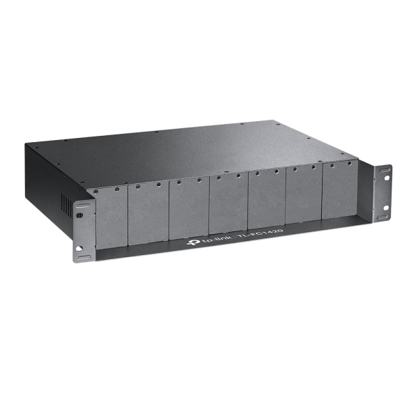 TP-Link Omada FC1420 Chasis Bastidor para 14 Bahias - 19 Pulgadas - 2 Ventiladores - Altura 2U - Color Gris Oscuro