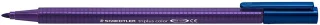 Staedtler Triplus Color 323 Rotulador de Punta Fina - Trazo 1mm Aprox - Tinta Base de Agua - Malva Oscuro · Pack de 10 uds.