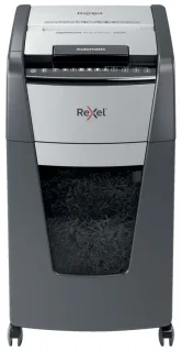 Rexel Optimum AutoFeed 300X Destructora Automatica de Corte en Particulas P-4 - Alimentacion Automatica 300 Hojas y Ranura Manual 10 Hojas - Funcionamiento Ininterrunpido 60min - Papelera de