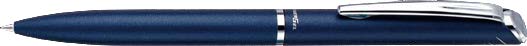 Pentel Energel High Class Boligrafo de Tinta Gel 0.7mm - Trazo 0.35mm - Recargable - Cuerpo Metalico - Color Azul Oscuro