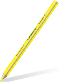 Staedtler Textsurfer Dry 128 64 Lapiz Fluorescente de Color Triangular - Mina de 4mm - Madera de Bosques Sostenibles - Color Amarillo Neon · Pack de 12 uds.