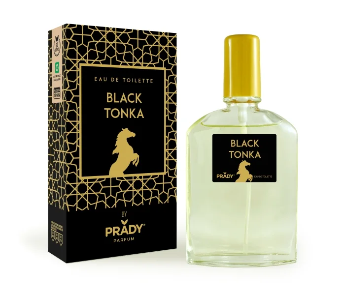 Prady Colonia Unisex Black Tonka - Frasco de 90 ml - Spray Pulverizador