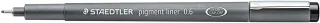 Staedtler Pigment Liner 308 Rotulador Calibrado - Trazo 0.6mm - Secado Rapido - Color Negro · Pack de 10 uds.