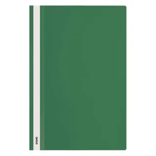 Dohe Dosier con Fastener de Polipropileno - Tamaño Folio - Cubierta Transparente y Trasera Opaca - Ideal para Organizar Documentos · Pack de 10 uds.