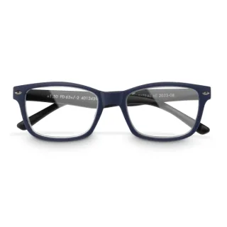 Hama Gafas de Lectura de +2.0 Dioptrias - Montura de Plastico Reciclado - Unisex - Color Azul y Negro