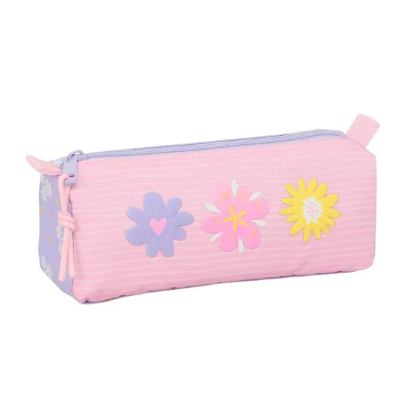 Safta Bouquet Portatodo - Cremallera - 1.20L - 210x70x80mm - Color Rosa Pastel