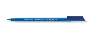 Staedtler Noris 326 Rotulador de Punta Fina - Trazo 1mm Aprox - Tina Base de Agua - Color Azul · Pack de 10 uds.