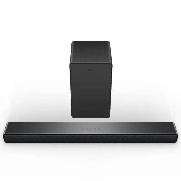 TCL P733WE Barra de Sonido con Subwoofer Inalambrico 110W - Salida de Audio 3.1 Canales - Bluetooth 5.2, 3D Sound, DTS Virtual X, Dolby Digital Plus - Color Negro