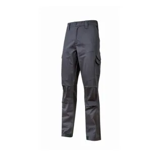 Upower Belgrado Pantalon de Trabajo Resistente - Talla 2XL - Comodidad y Funcionalidad, Tela Elastica, Multiples Bolsillos, Cintura Elastica, Proteccion Lumbar, Rodillas Preformadas, Costura