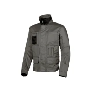 Upower Shake Chaqueta Profesional - Talla 2XL - Bolsillos Multifuncionales, Cierre de Seguridad, Ventilacion Malla 3D, Puños y Cintura Ajustables, Proteccion DPI1 - Color Gris Piedra