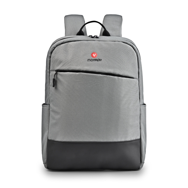 NGS Monray Sacks Venture Mochila para Portatil hasta 15.6" - Suave Acolchado Interno - Resistente al Agua - Bolsillo Exterior + 2 Bolsillos Laterales - Color Gris