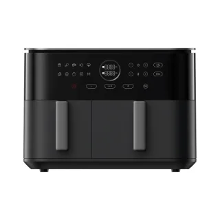 Xiaomi Dual Zone Air Fryer Freidora de Aire 10L Doble Zona 3.5L + 6.5L - Potencia 2700W con Tecnologia de Circulacion 360° - Temperatura 40–230°C - Funcion SYNC y 9 Modos de Cocinado - Contr
