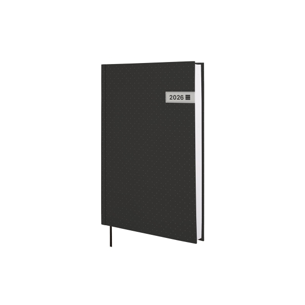 Finocam Dynamic Porto Agenda - Anual 2026 - Sin Cierre - Formato Y11 - 168x26x245mm - 1 Dia por Pagina - Color Negro