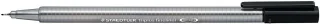 Staedtler Triplus Fineliner 334 Rotulador de Punta Fina - Trazo de 0.3mm - Tinta Base de Agua - Color Negro · Pack de 10 uds.