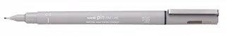 Uni-ball PIN05-200 Rotulador Calibrado - Punta Poliacetal 0.5mm - Tinta Pigmentada Resistente al Agua y Luz - Color Gris Claro · Pack de 12 uds.